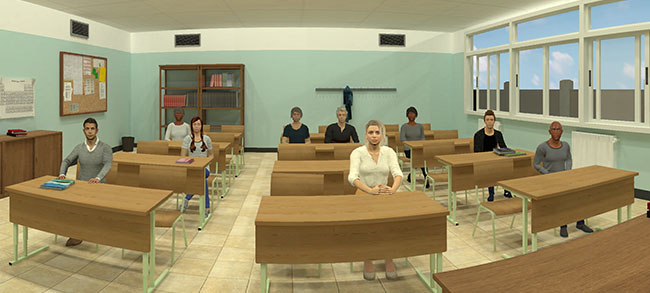 Classroom in VR