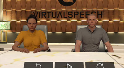 Company interview questions in VR