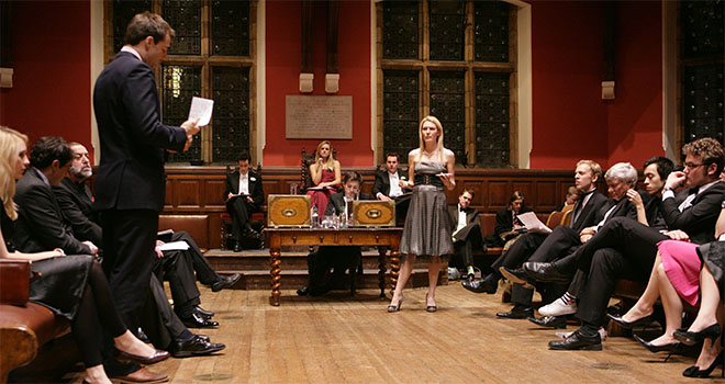 Debating event at the Oxford Union