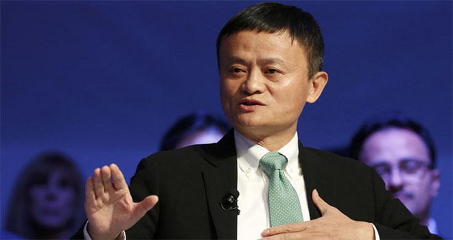 Jack Ma telling a story