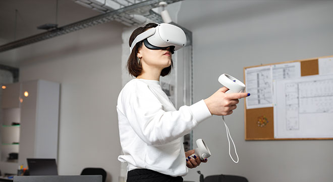 Practice skills in VR