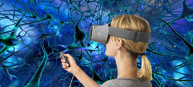 Online education with VR to learn through experience