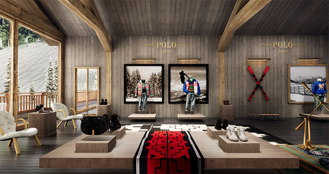 Ralph Lauren virtual store, designed by Emperia