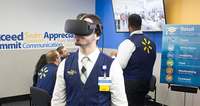 STRIVR train Walmart employees in VR simulations