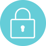 Privacy guaranteed icon